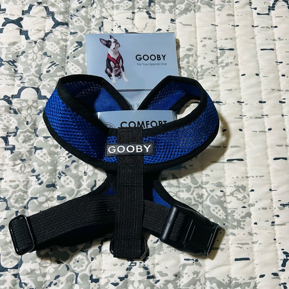 Large Gooby Royal Blue Dog Harness New with Tags